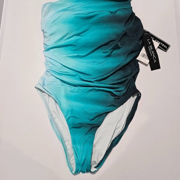 La Blanca Ocean Oasis One Shoulder One Piece Swimsuit - Picture 5 of 11